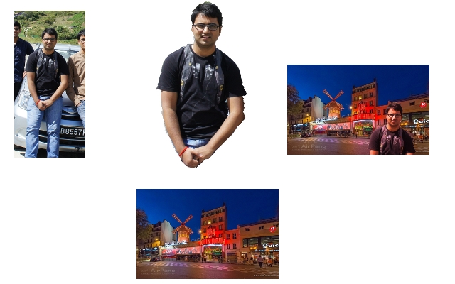 Making of a composite Image with Intelligent Scissors